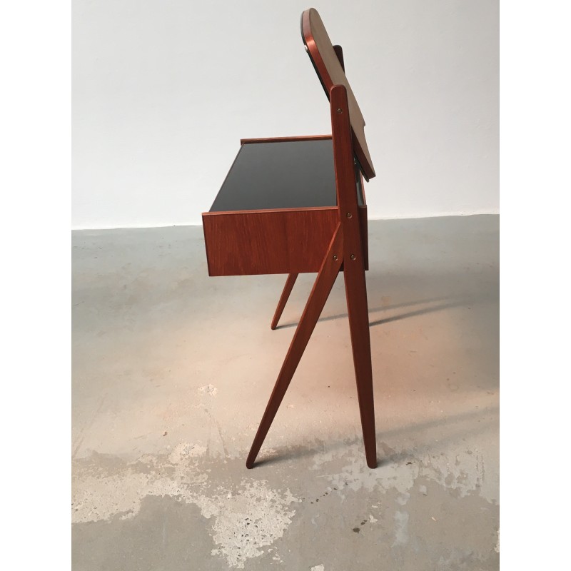 Vintage teak dressing table by Arne Vodder for Oelholm Moebelfabrik, 1960s