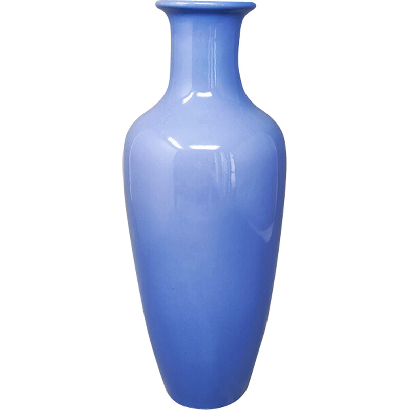 Vintage ceramic vase by F.lli Brambilla, Italy 1970s