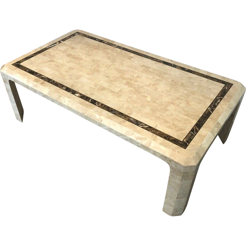 table basse vintage avec - marbre