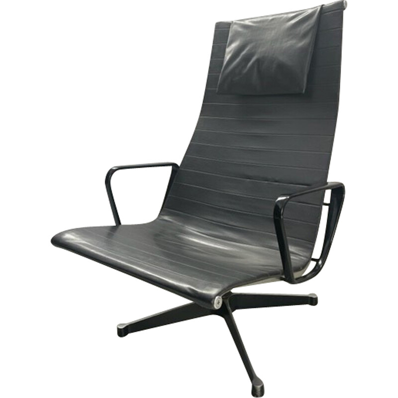 Vintage Ea 123 lounge chair by Charles and Ray Eames for Herman Miller, 1950s