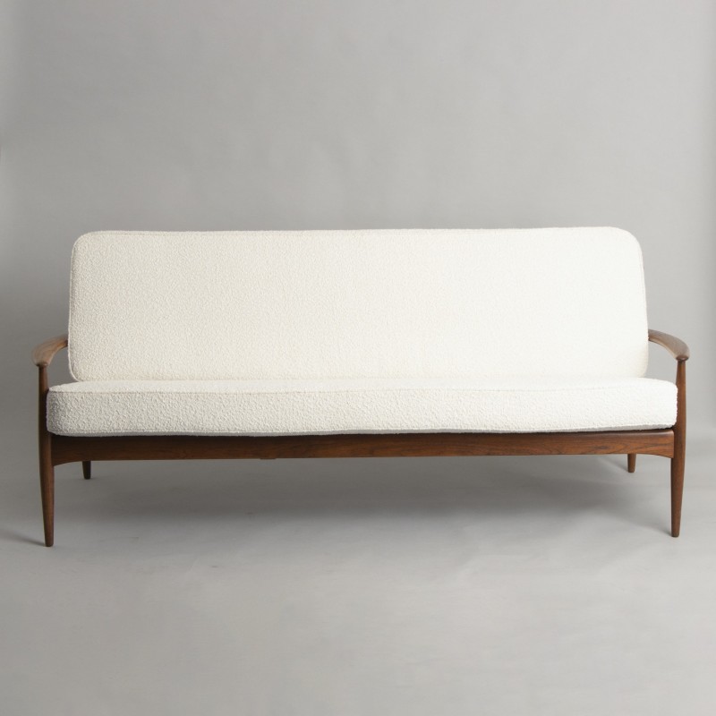 Vintage sofa in fabric by Grete Jalk for France et Son, Denmark 1960s