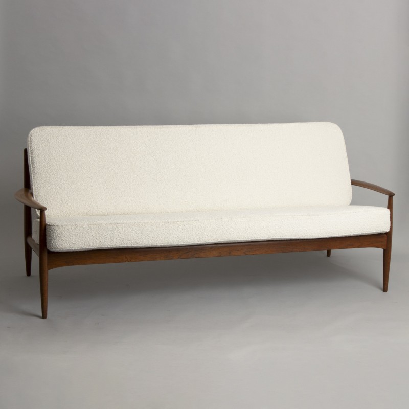 Vintage sofa in fabric by Grete Jalk for France et Son, Denmark 1960s