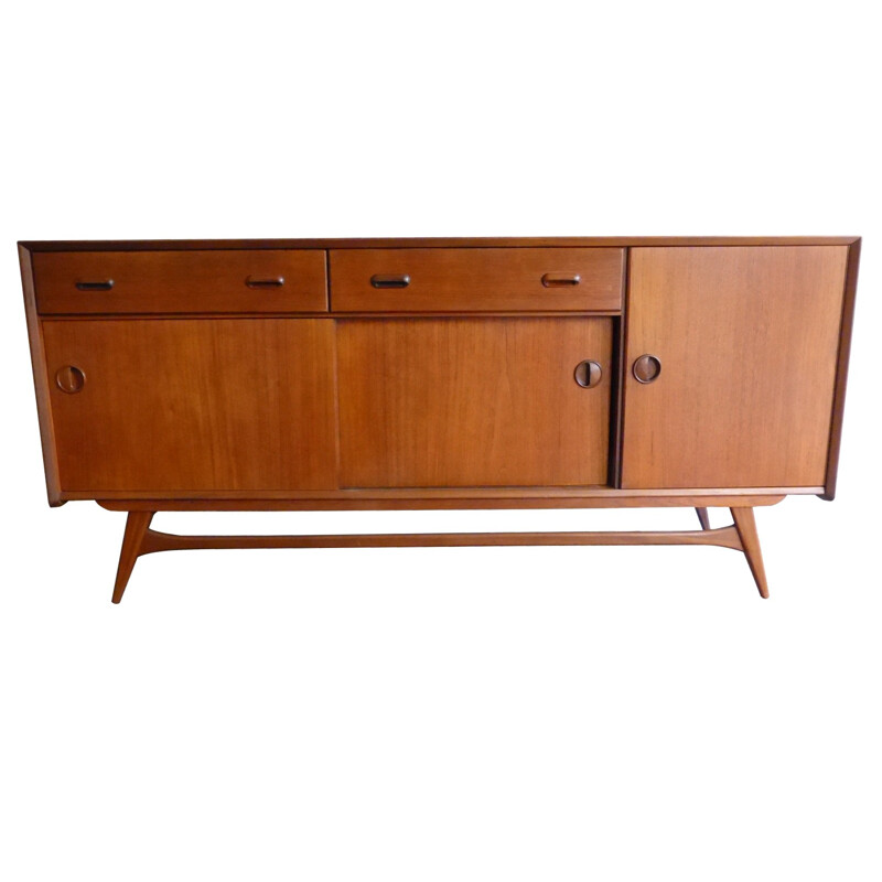 Vintage teak sideboard, Louis VAN TEEFFELEN - 1950s