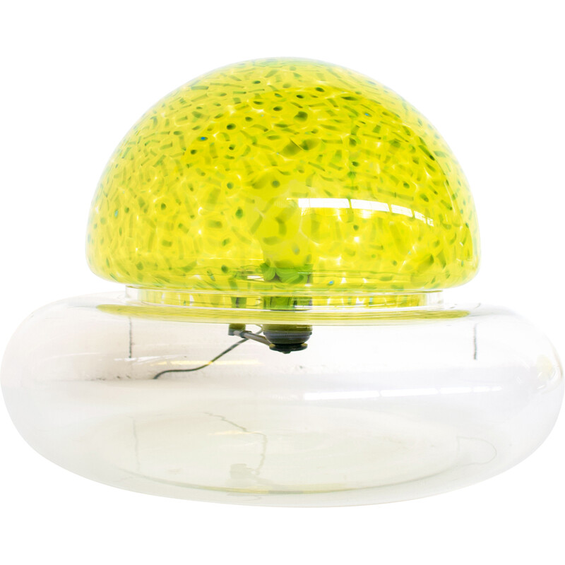 Vintage Poveglia lamp in blown glass by Gae Aulenti for Vistosi, 1969s