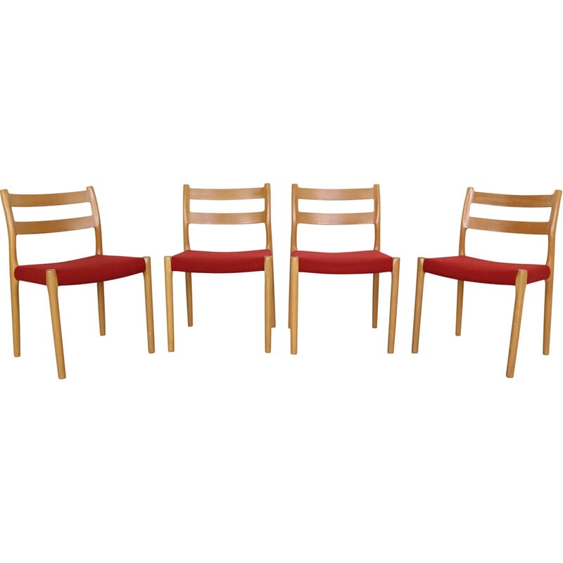 Ensemble de 4 chaises - niels moller moller