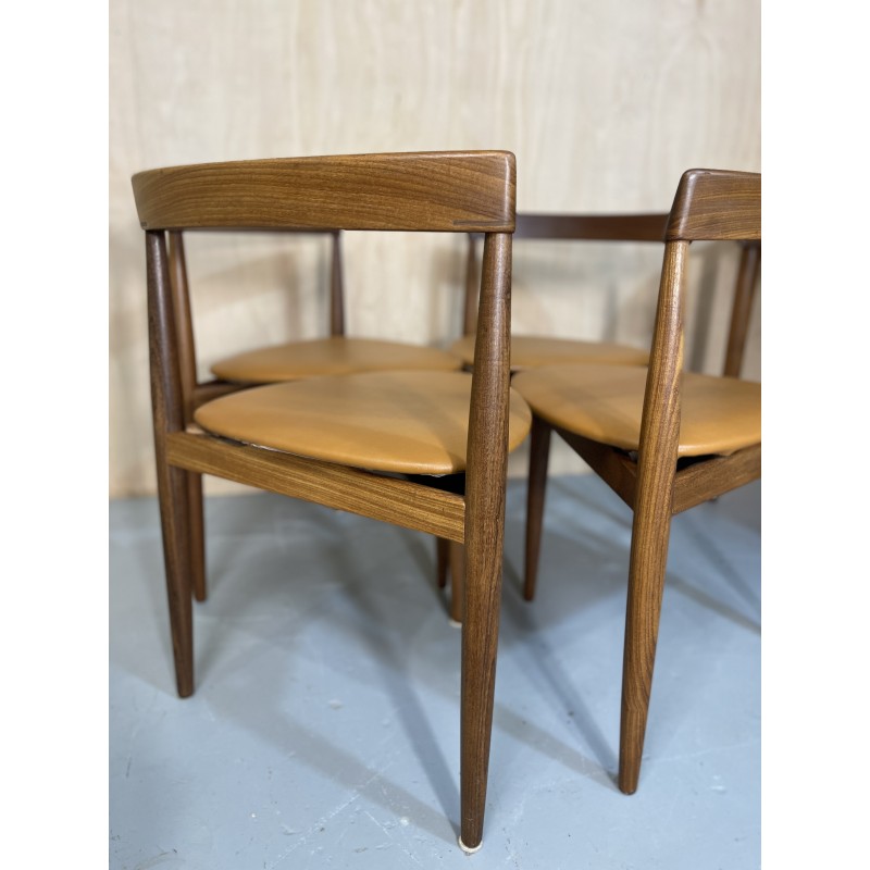 Vintage teak dining set by Hans Olsen for Frem Røjle, Denmark 1950s