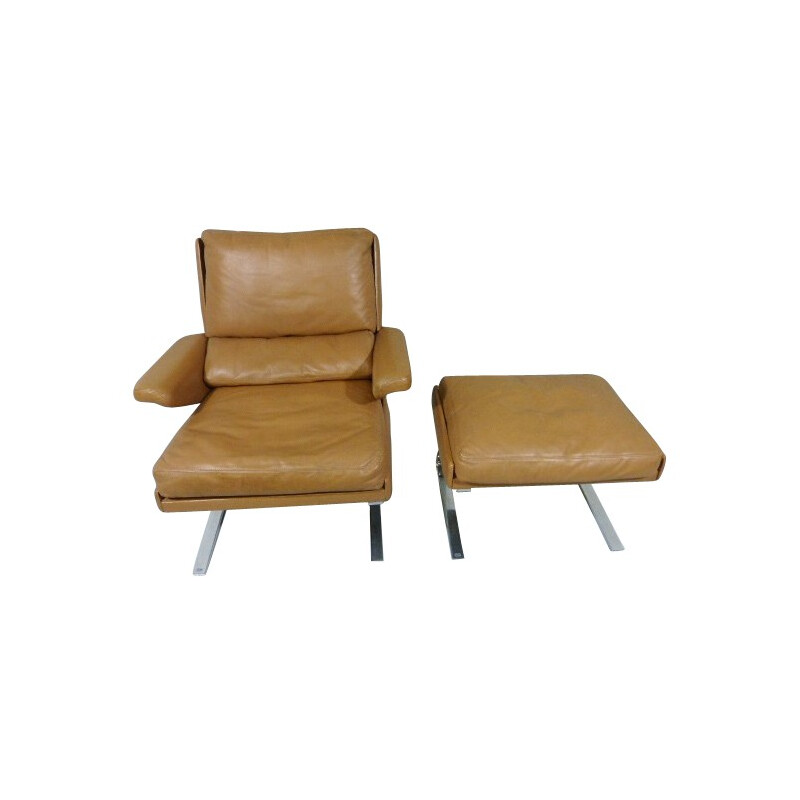 Swing lounge Chair and its ottoman, Adolf REINHOLD - 1960s