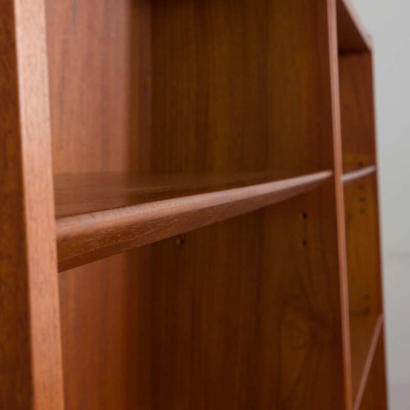 Coppia di librerie vintage in teak di Johannes Sorth per Nexo, Danimarca 1960