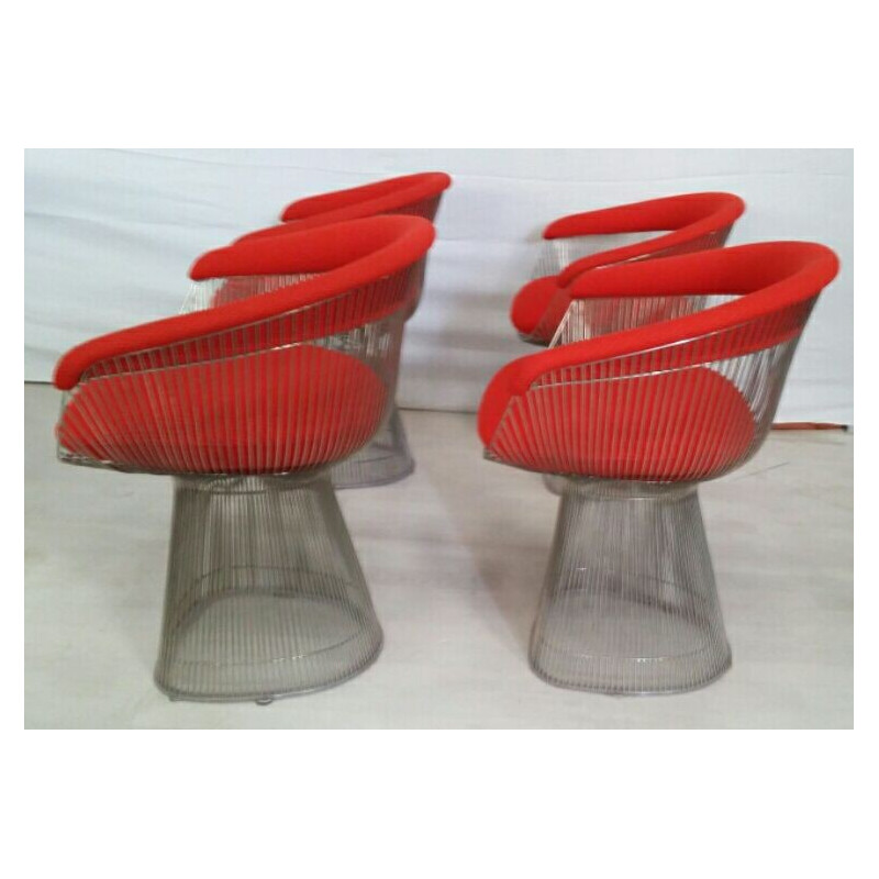 Set of 4 armchairs "Small model" by Warren PLATNER - 1990s
