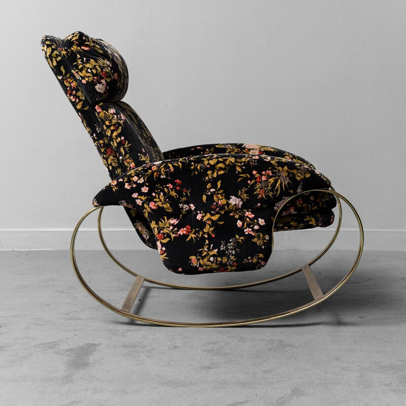 Vintage schommelstoel van Guido Faleschini, 1970