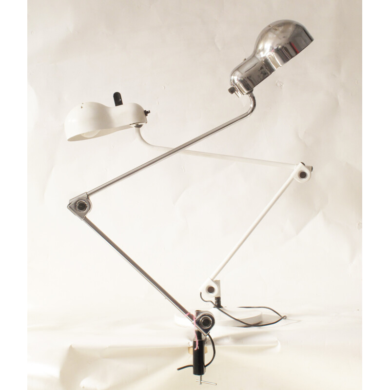 Lampe à fixation en acier chromé - 1970