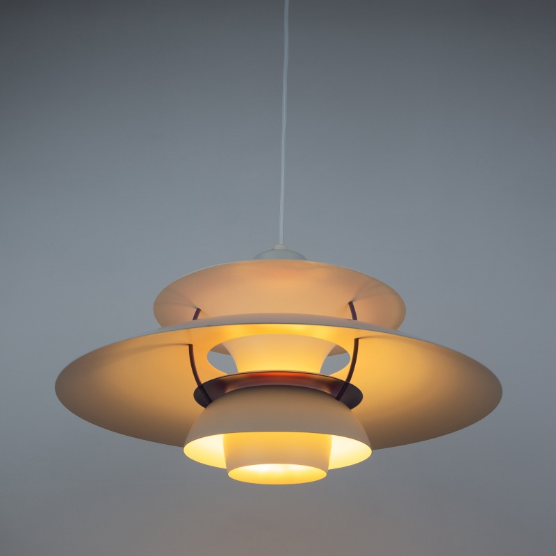 Ph 5 vintage danish pendant lamp by Poul Henningsen for Louis Poulsen, 1958s