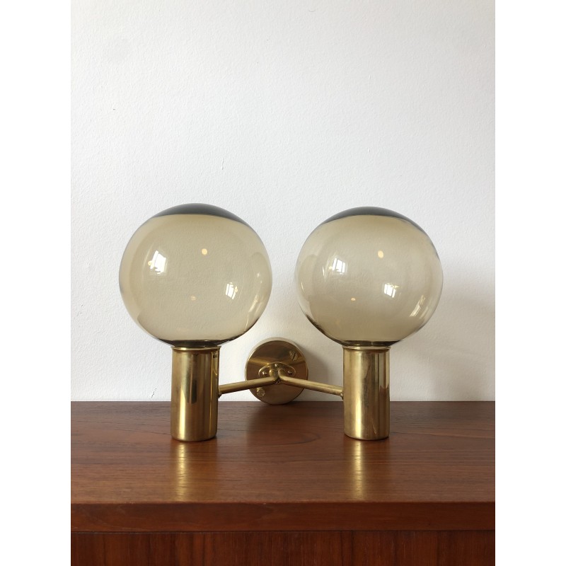 Vintage V149/2 wall lamp in brass by Hans-Agne Jakobsson for Ab Markaryd, Sweden 1950s