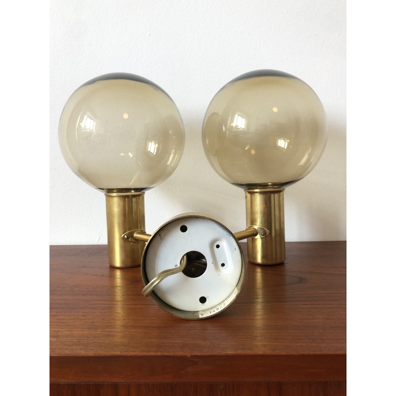 Vintage V149/2 wall lamp in brass by Hans-Agne Jakobsson for Ab Markaryd, Sweden 1950s