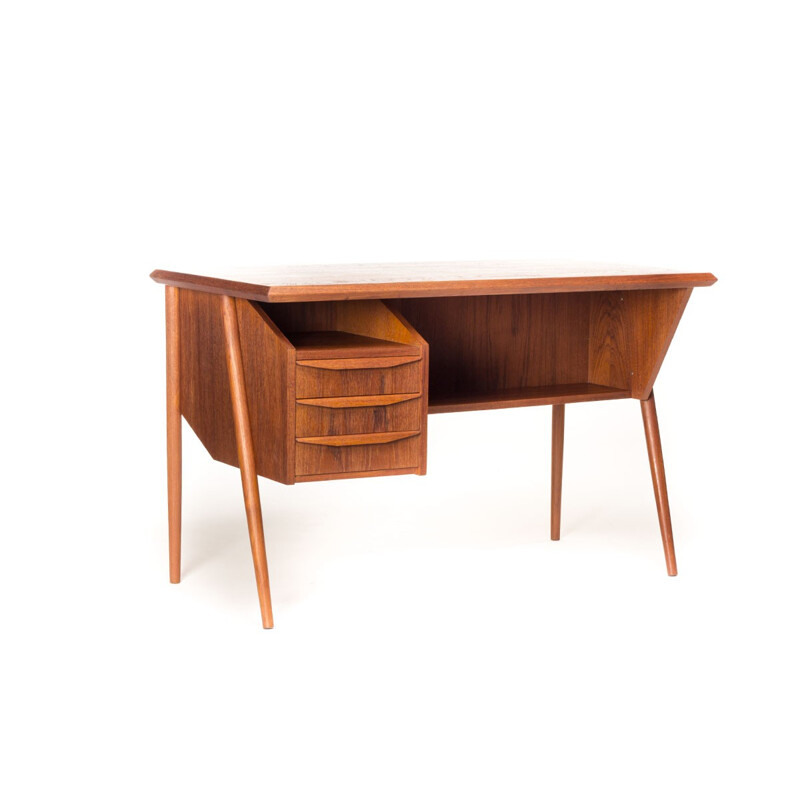 Vintage Danish Gunnar Nielsen Tibergaard desk - 1950s