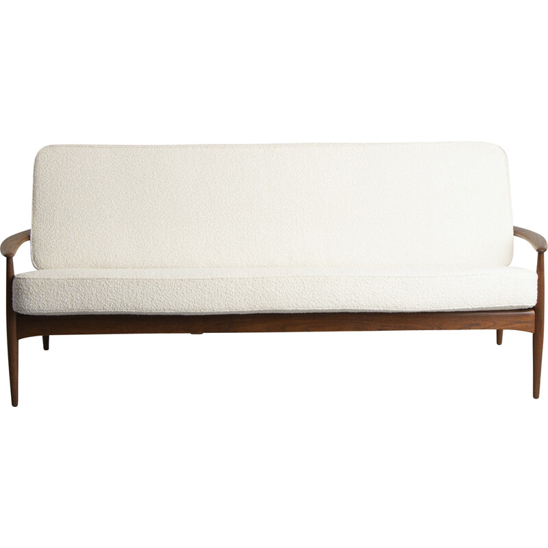 Vintage sofa in fabric by Grete Jalk for France et Son, Denmark 1960s