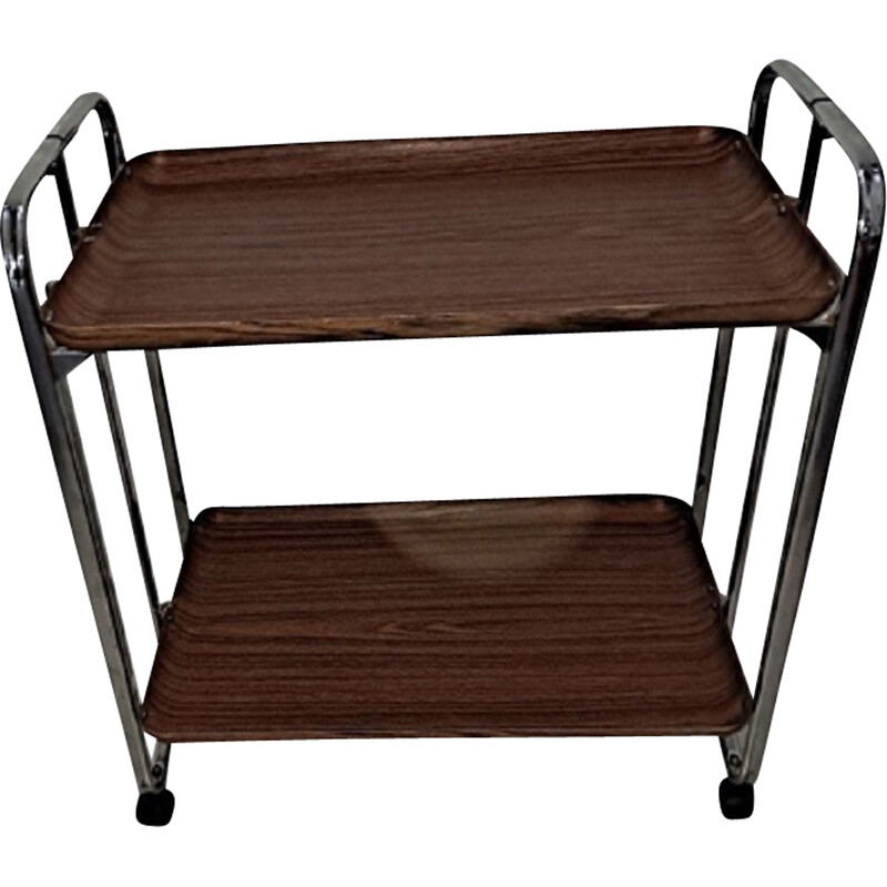 Mid century folding serving trolley, Italy 1960s