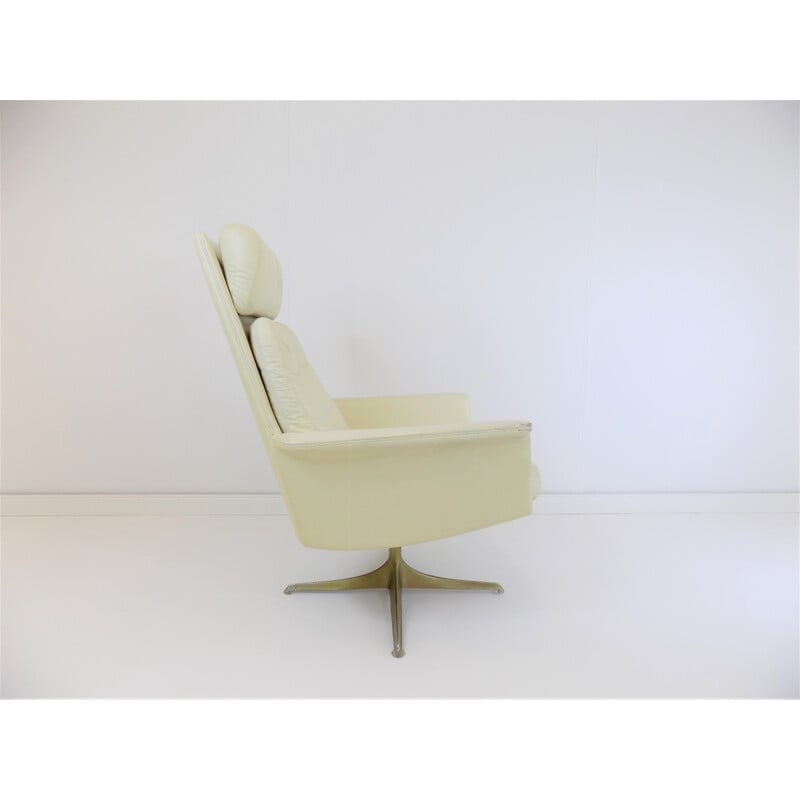 Sillón vintage de cuero Cor Sedia de Horst Brüning