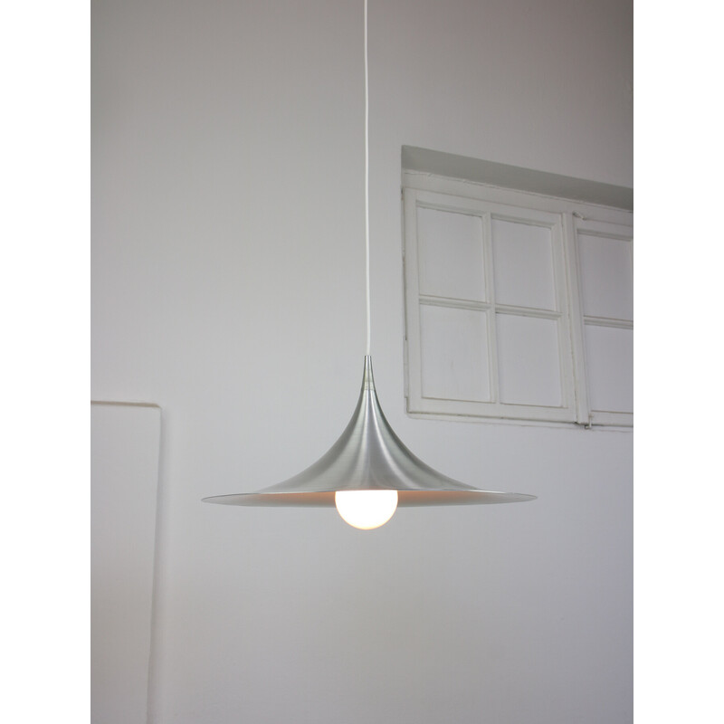 Vintage silver pendant lamp by Claus Bonderup & Torsten Thorup for Fog & Mørup, Denmark