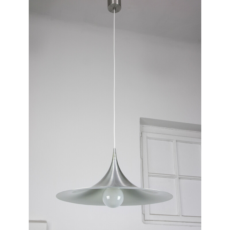 Vintage silver pendant lamp by Claus Bonderup & Torsten Thorup for Fog & Mørup, Denmark