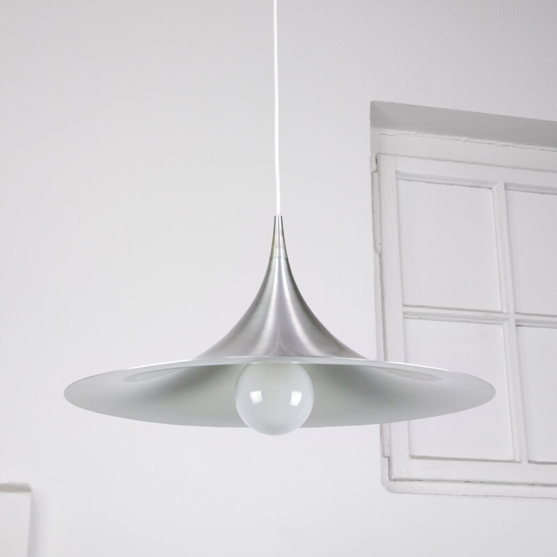 Vintage silver pendant lamp by Claus Bonderup & Torsten Thorup for Fog & Mørup, Denmark