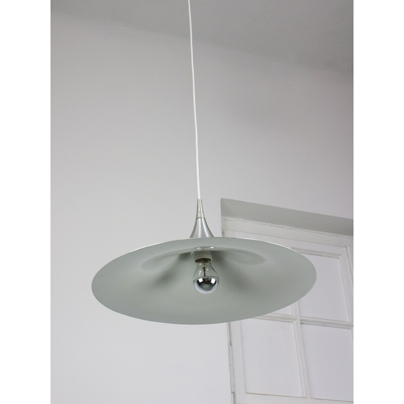 Vintage zilveren hanglamp van Claus Bonderup