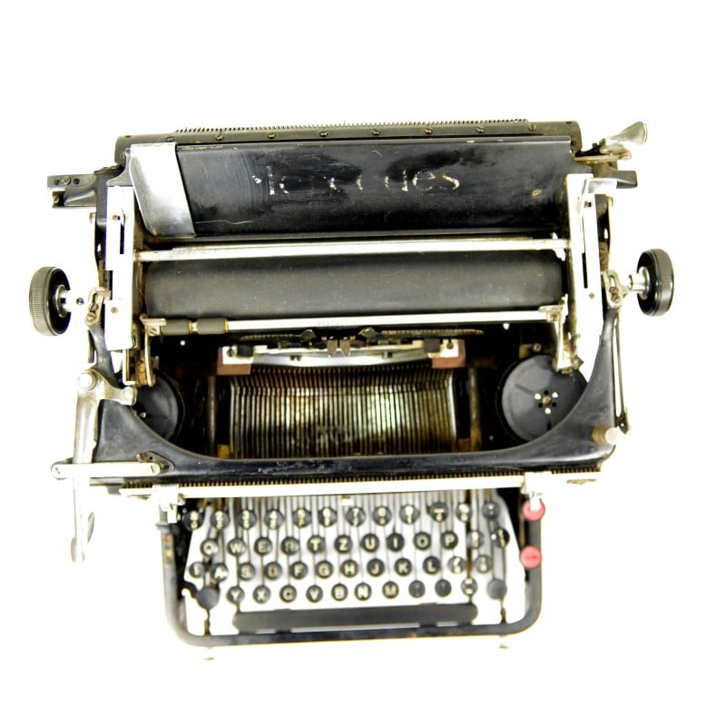 Máquina de escrever Vintage Mercedes da Büromaschinen-Werke a.g., Alemanha 1930