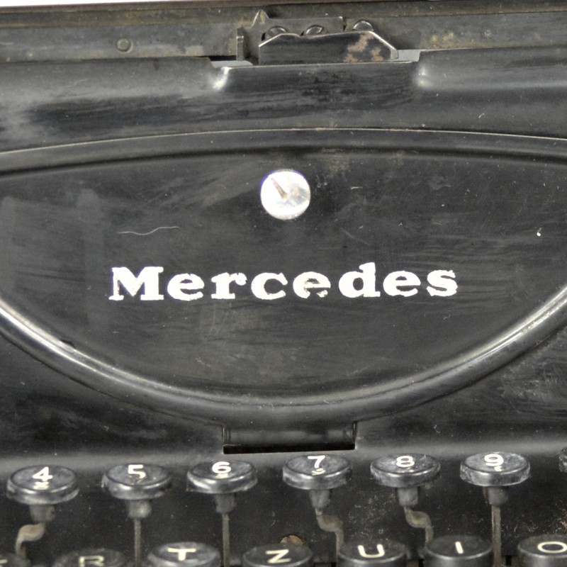 Vintage Mercedes typewriter by Büromaschinen-Werke a.g., Germany 1930s