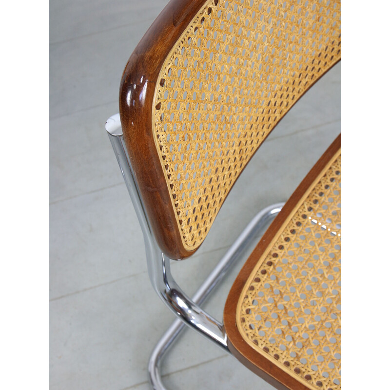 Coppia di sedie vintage B32 Cesca di Marcel Breuer