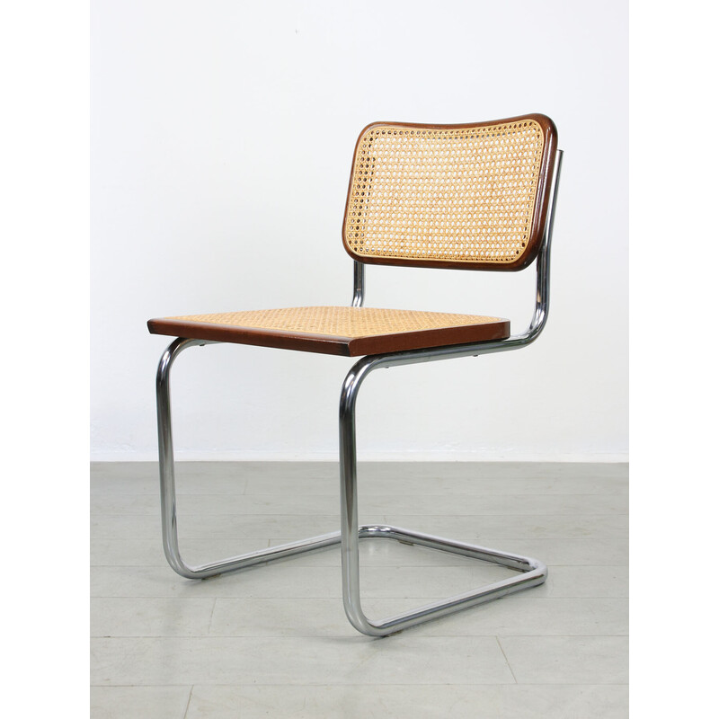 Pair of vintage B32 Cesca chairs by Marcel Breuer