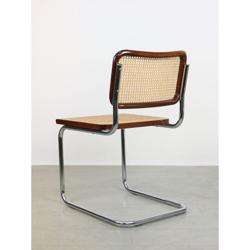 Paar alte B32 Cesca-Stühle von Marcel Breuer