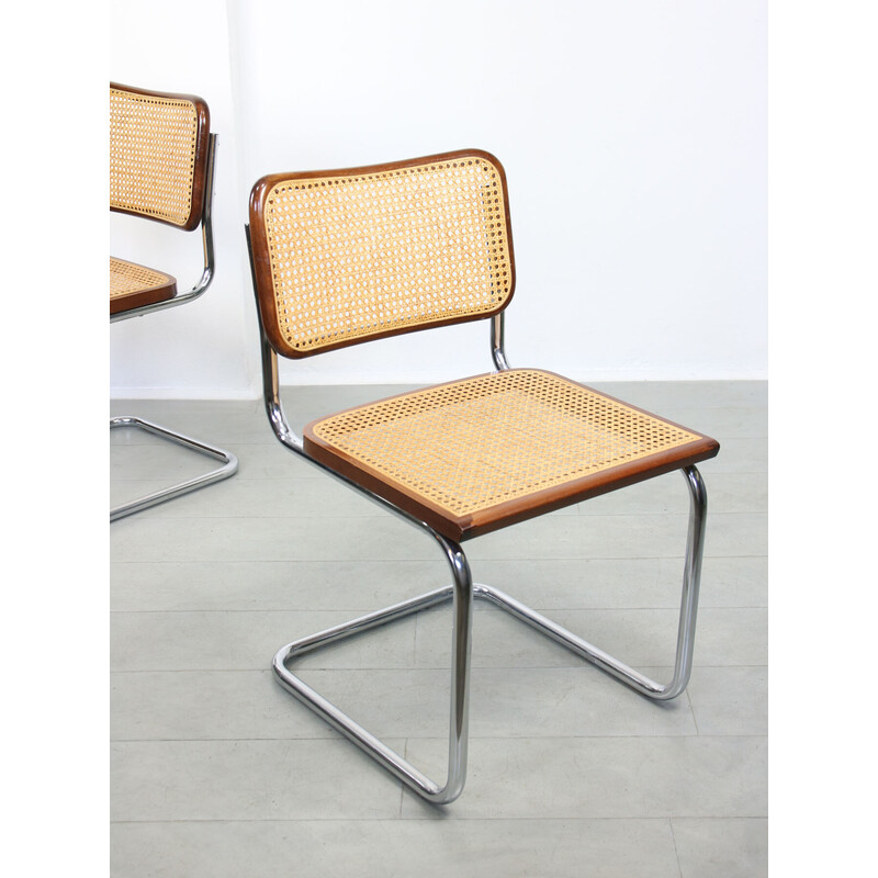 Paar vintage B32 Cesca stoelen van Marcel Breuer