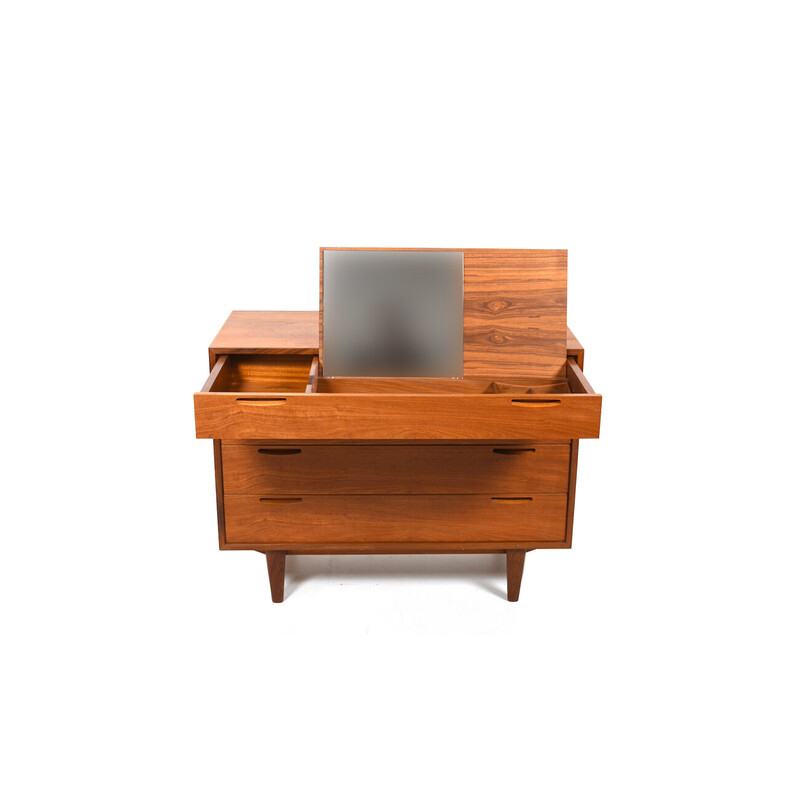 Vintage chest of drawers in teak by Ib Kofod-Larsen for Brande Møbelfabrik, Denmark 1960s