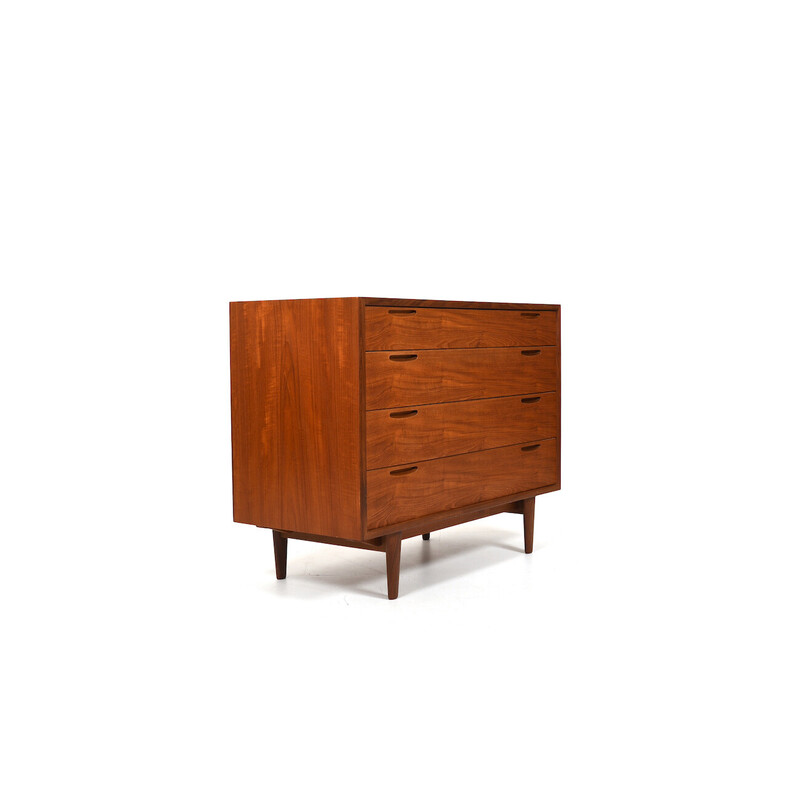 Vintage chest of drawers in teak by Ib Kofod-Larsen for Brande Møbelfabrik, Denmark 1960s