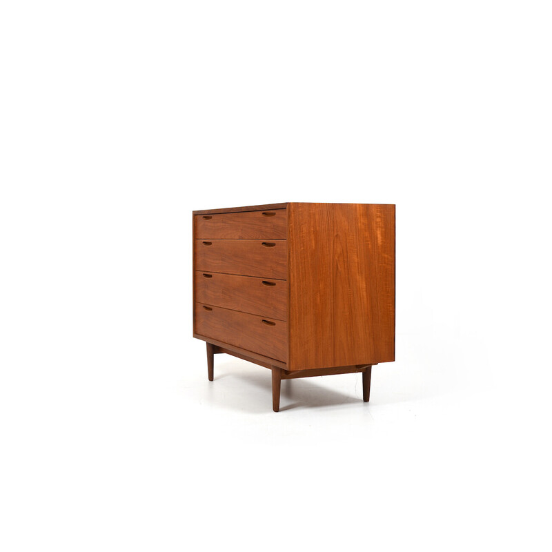 Vintage chest of drawers in teak by Ib Kofod-Larsen for Brande Møbelfabrik, Denmark 1960s