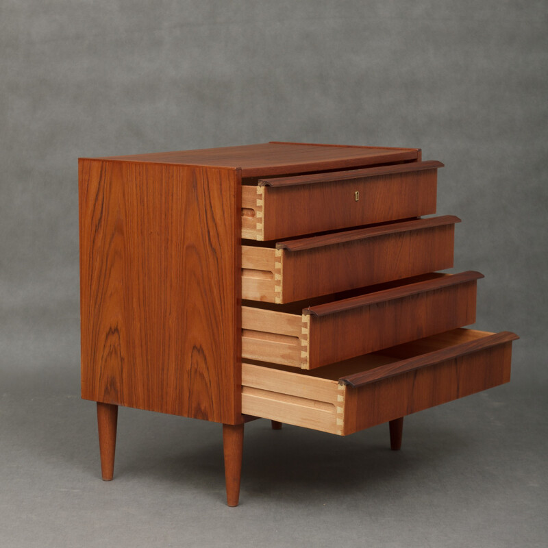 Danish mid century dresser with 4 drawers - 1960s
