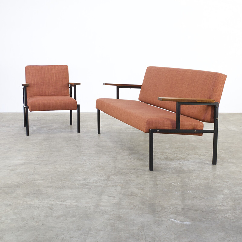 Set of sofa and armchair - 1960s