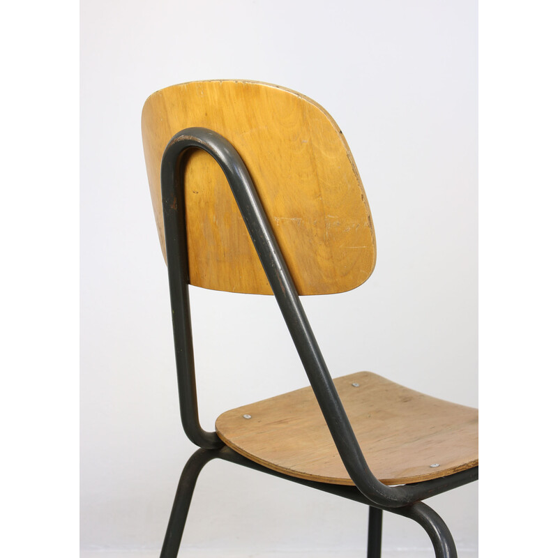 Cadeira escolar em contraplacado Vintage