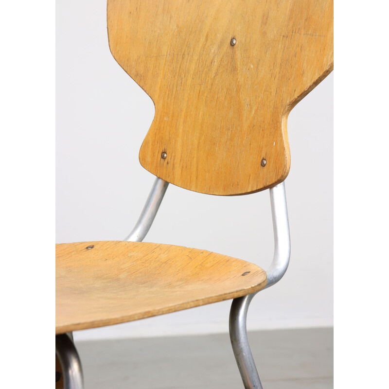 Pair of mid-century plywood chairs by Niko Kralj