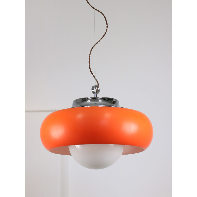 Suspension vintage de l'ère spatiale par Guzzini, 1960