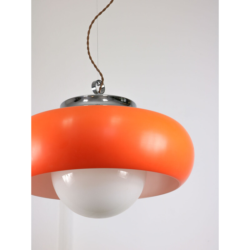 Space-age vintage pendant lamp by Guzzini, 1960s