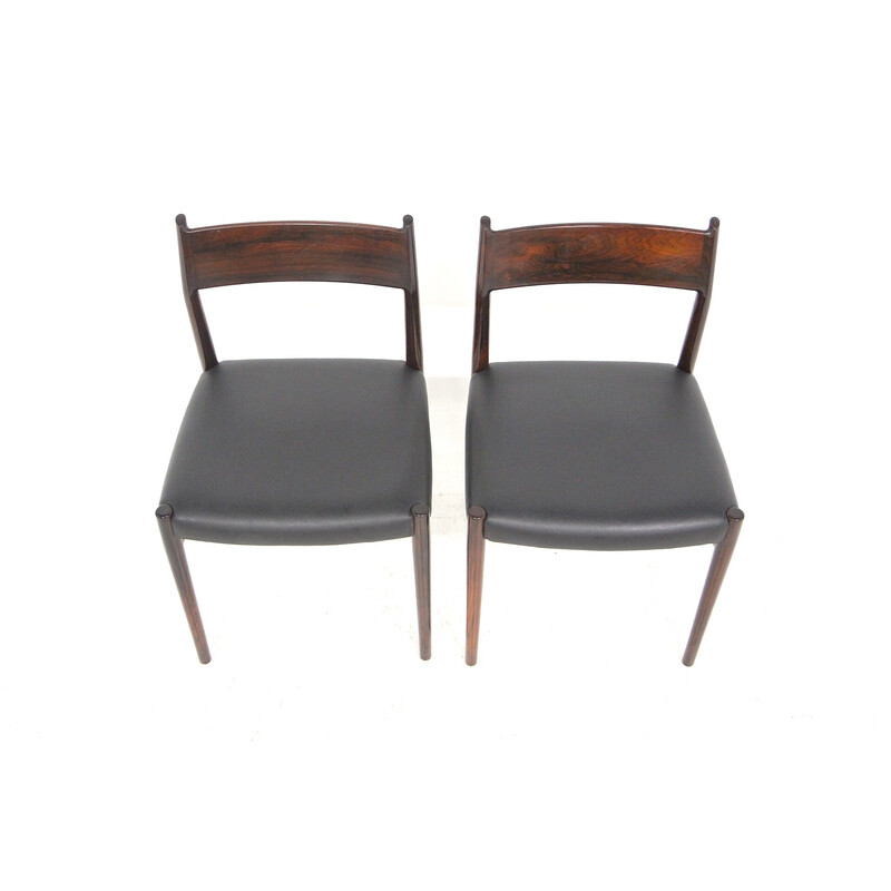 Pair of vintage "Model 418" chairs by Arne Vodder for Sibast Furniture, Sweden 1960