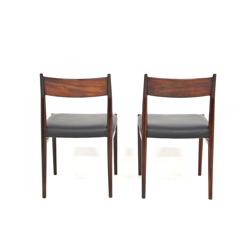 Paire de chaises vintage "Model 418" par Arne Vodder pour Sibast Furniture, Suède 1960