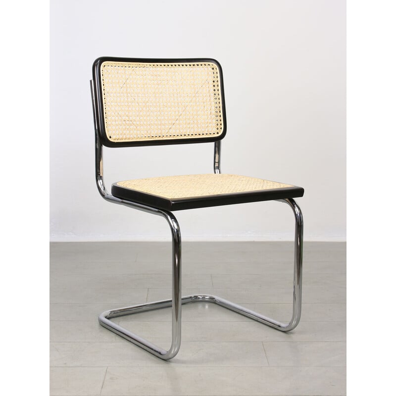 Vintage black B32 Cesca chair by Marcel Breuer, 1990s