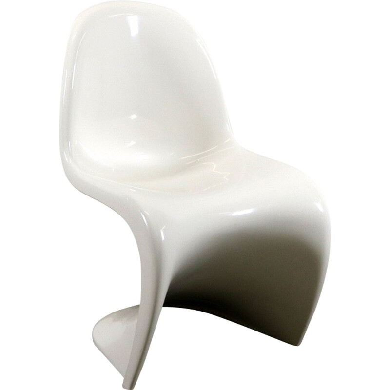 "S-chair" by designer Verner Panton for Herman Miller -1970s