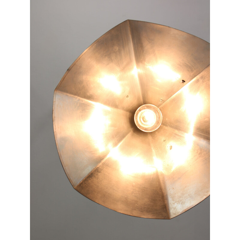 Vintage industrial hexagon metal pendant lamp