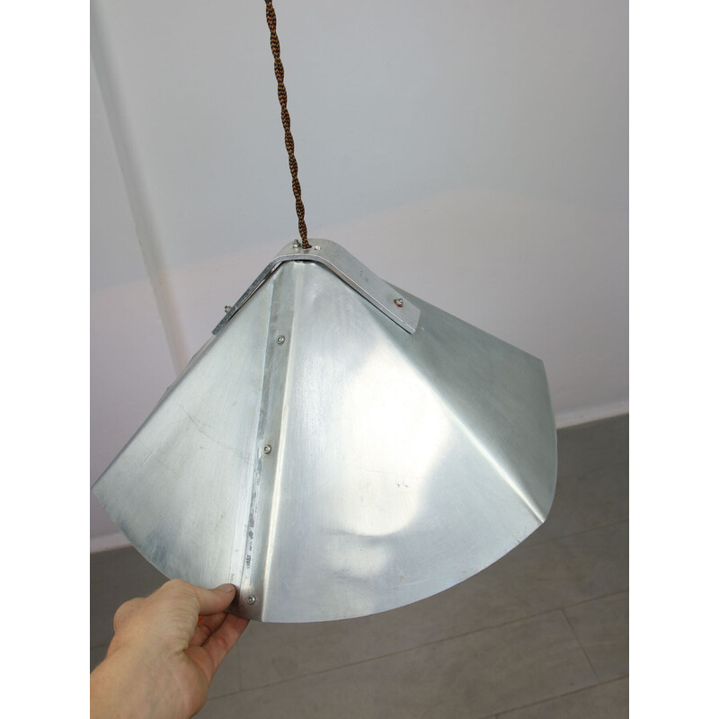 Vintage industrial hexagon metal pendant lamp