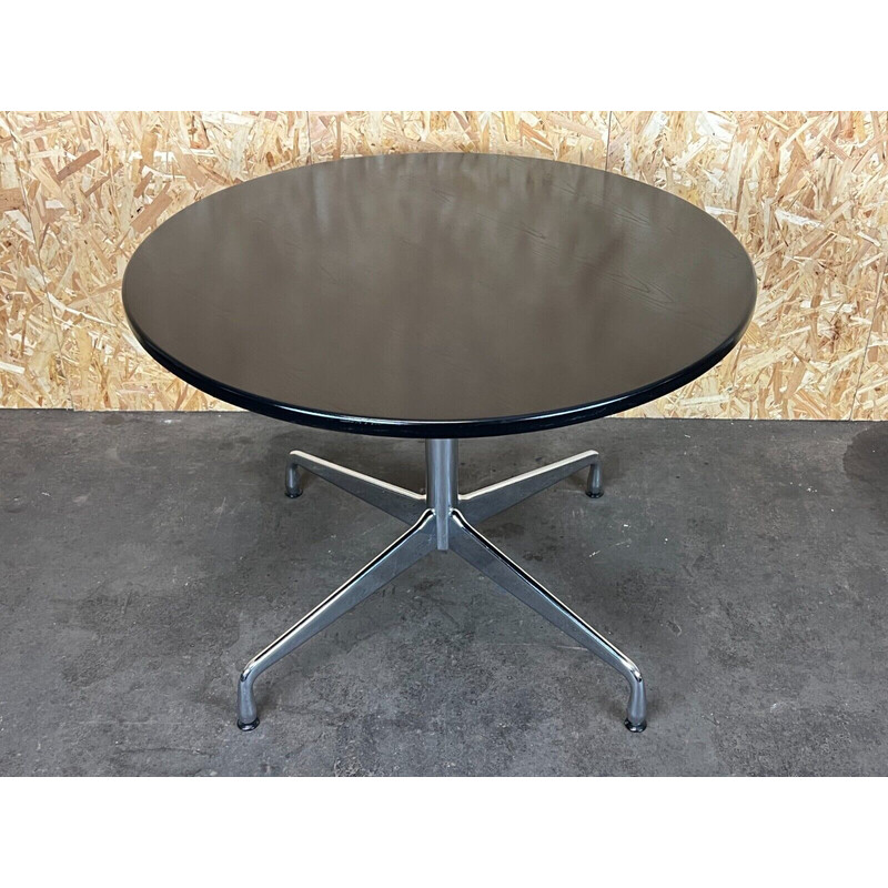 Vintage black chrome segmented table by Charles & Ray Eames for Vitra, 1990s