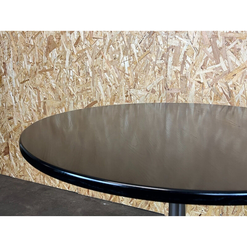 Vintage black chrome segmented table by Charles & Ray Eames for Vitra, 1990s
