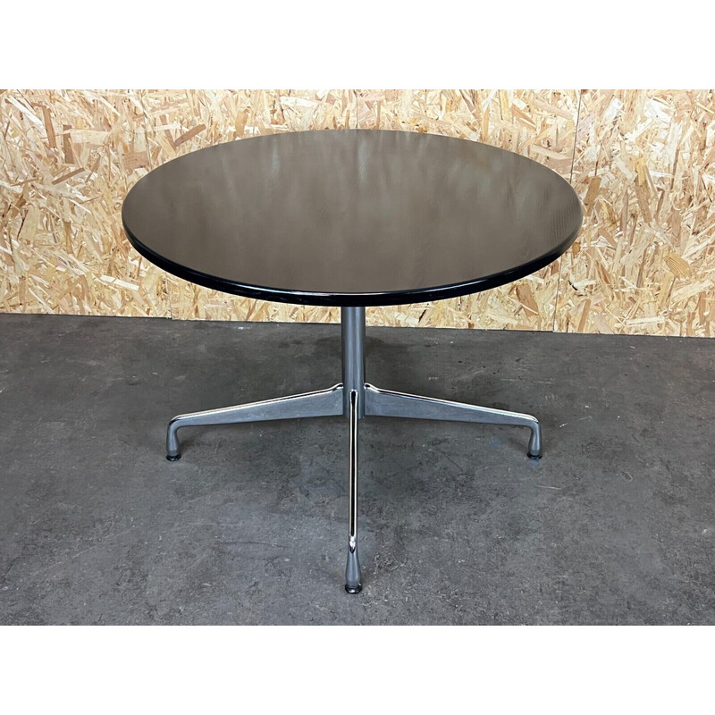 Vintage black chrome segmented table by Charles & Ray Eames for Vitra, 1990s